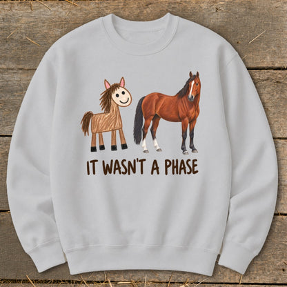 It Wasn't a Phase Drawing Sweatshirt