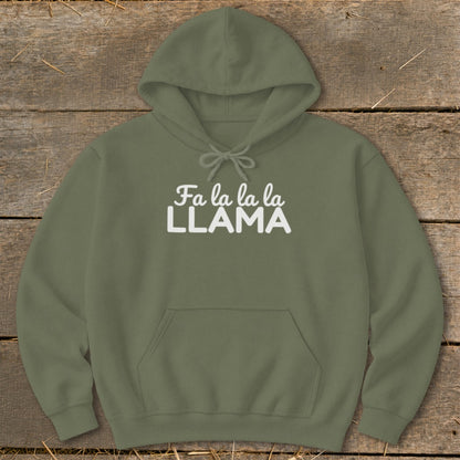 Fa La La La Llama Hoodie