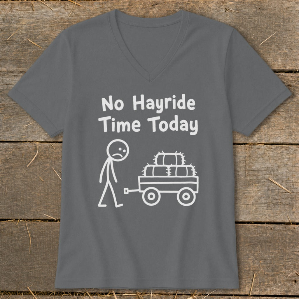 No Hayride Time Today V-neck