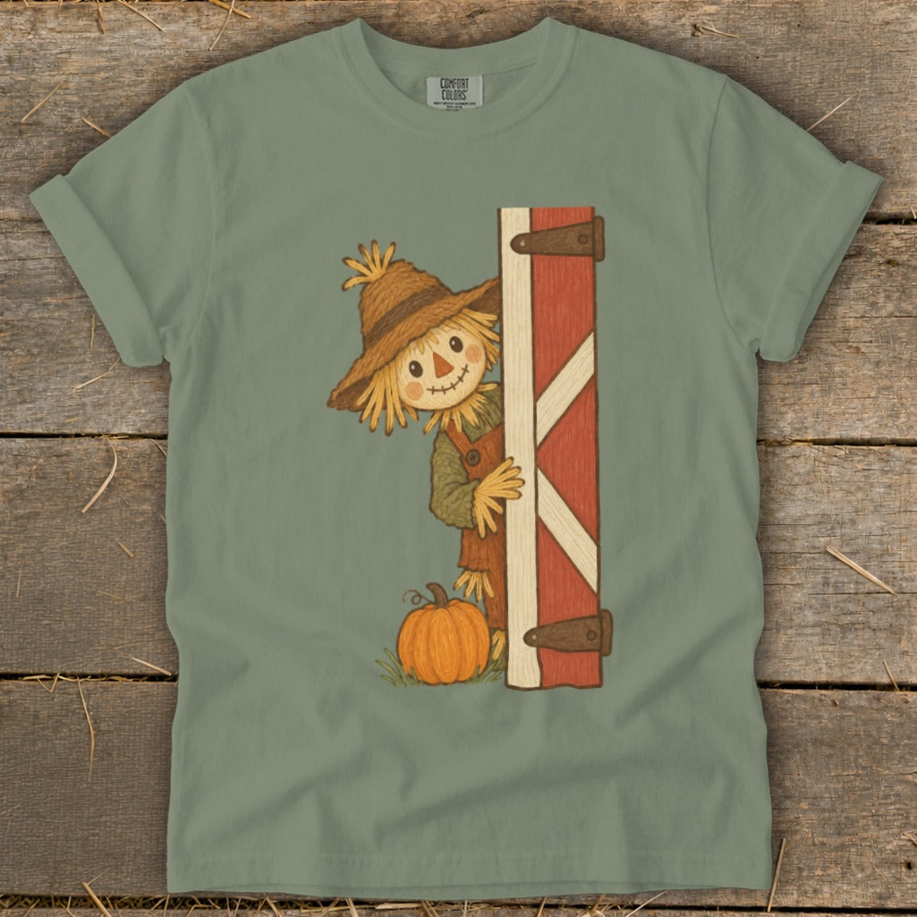 Peeking Scarecrow Signature Tee
