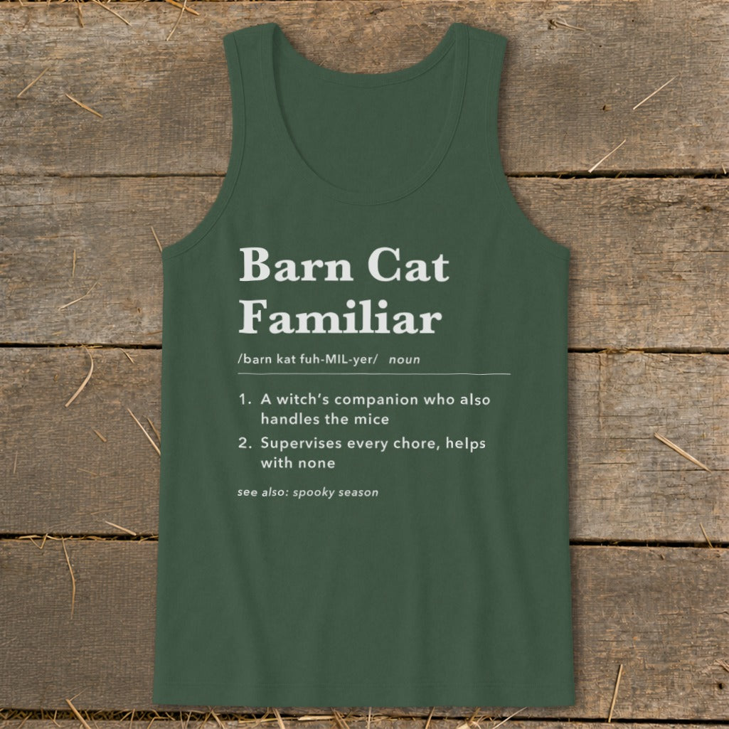 Barn Cat Familiar Definition Tank Top