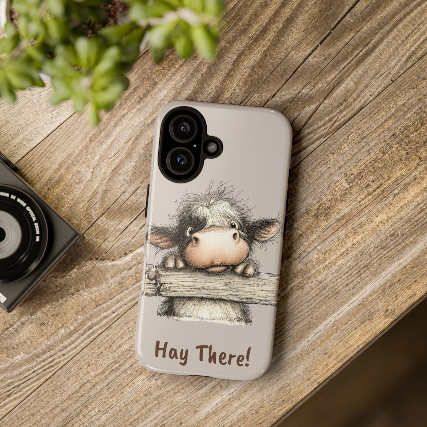 Hay There Cow Phone Case