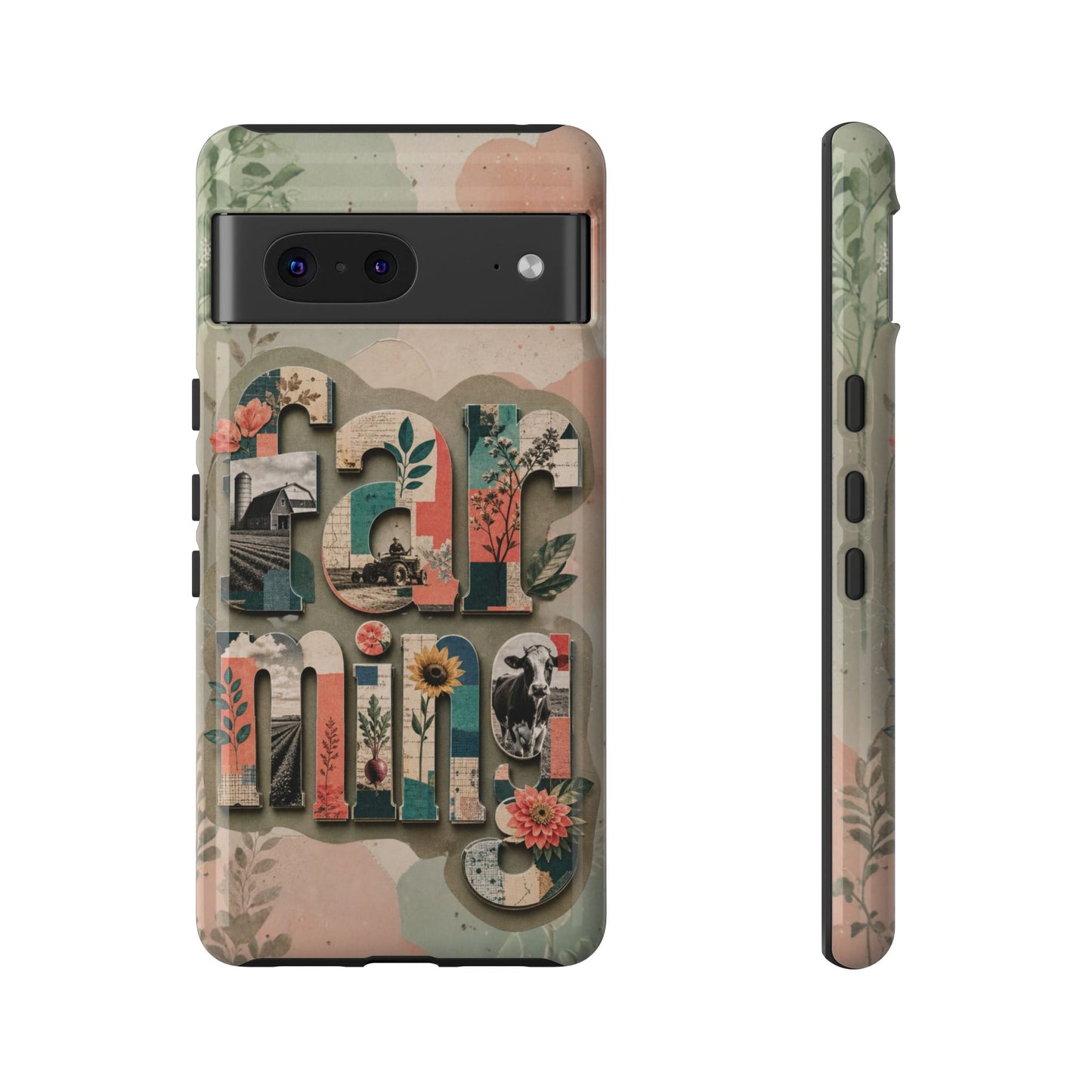Farming Scrapbook Phone Case