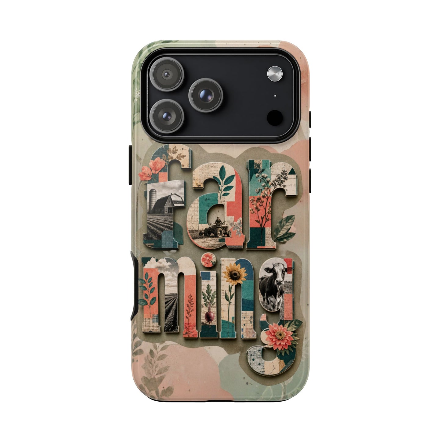 Farming Scrapbook Phone Case