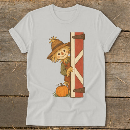 Peeking Scarecrow Softstyle Tee