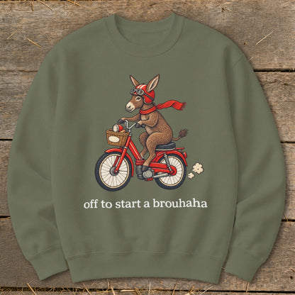 Off To Start a Brouhaha Sweatshirt