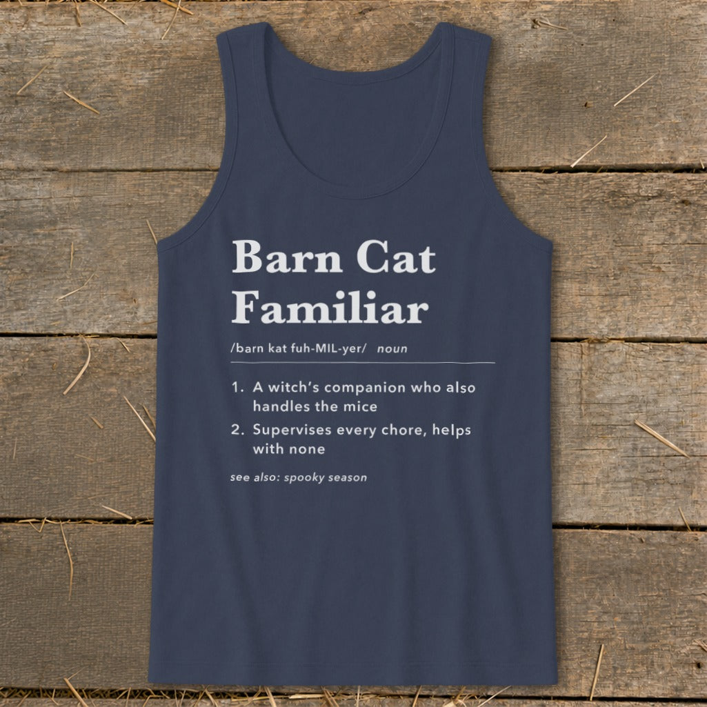Barn Cat Familiar Definition Tank Top