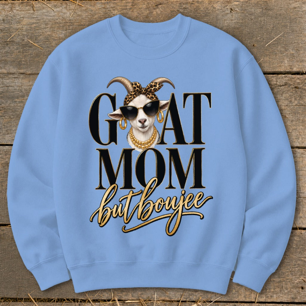 Goat Mom but Boujee Sweatshirt