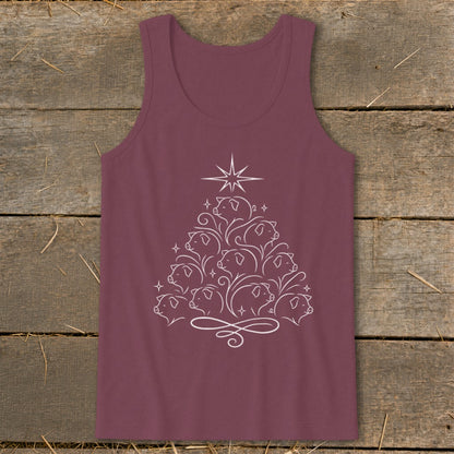 Elegant Pig Tree Tank Top