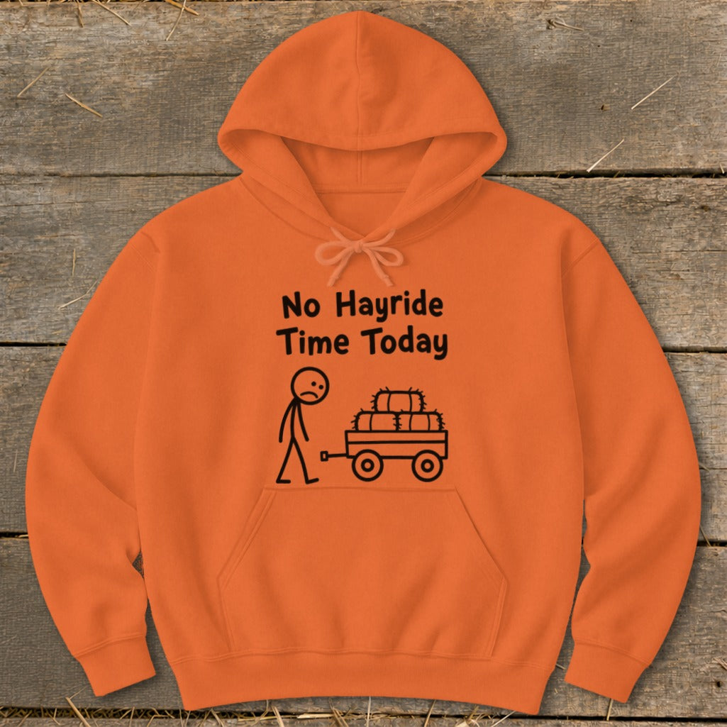 No Hayride Time Today Hoodie