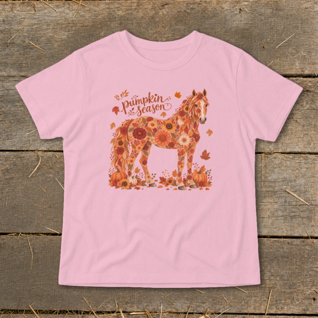 Fall Floral Horse Infant Tee