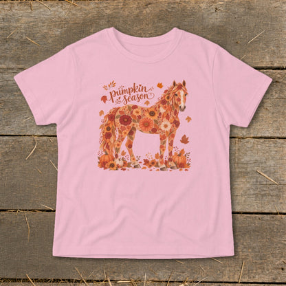 Fall Floral Horse Infant Tee
