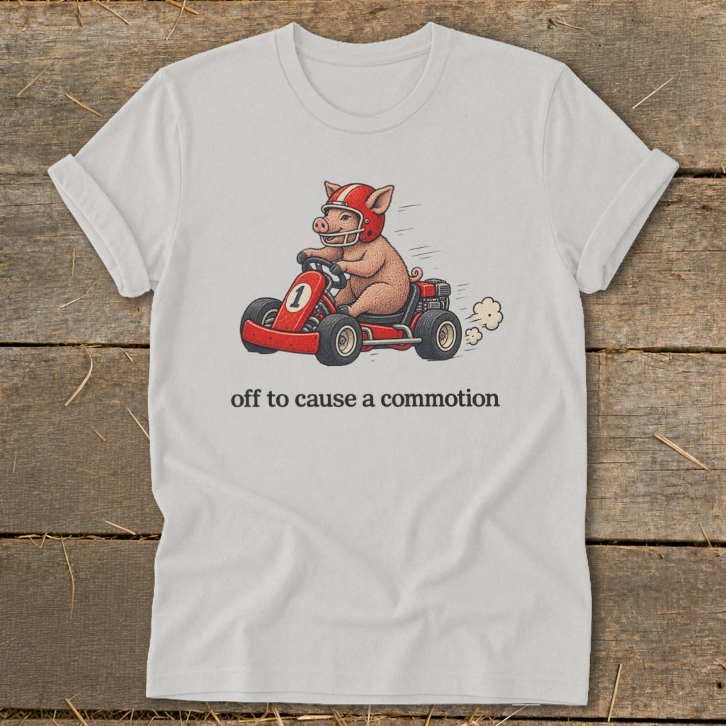 Off To Cause a Commotion Softstyle Tee
