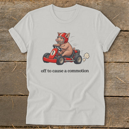 Off To Cause a Commotion Softstyle Tee