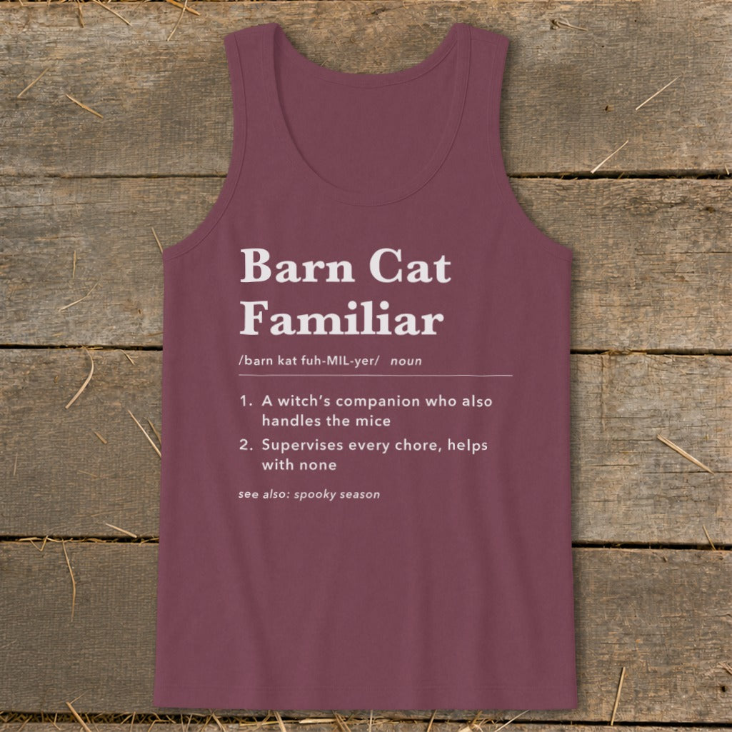 Barn Cat Familiar Definition Tank Top