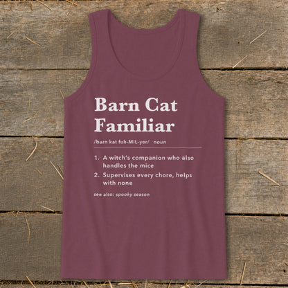 Barn Cat Familiar Definition Tank Top