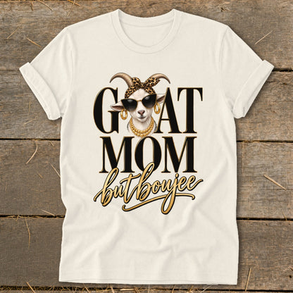 Goat Mom but Boujee Softstyle Tee