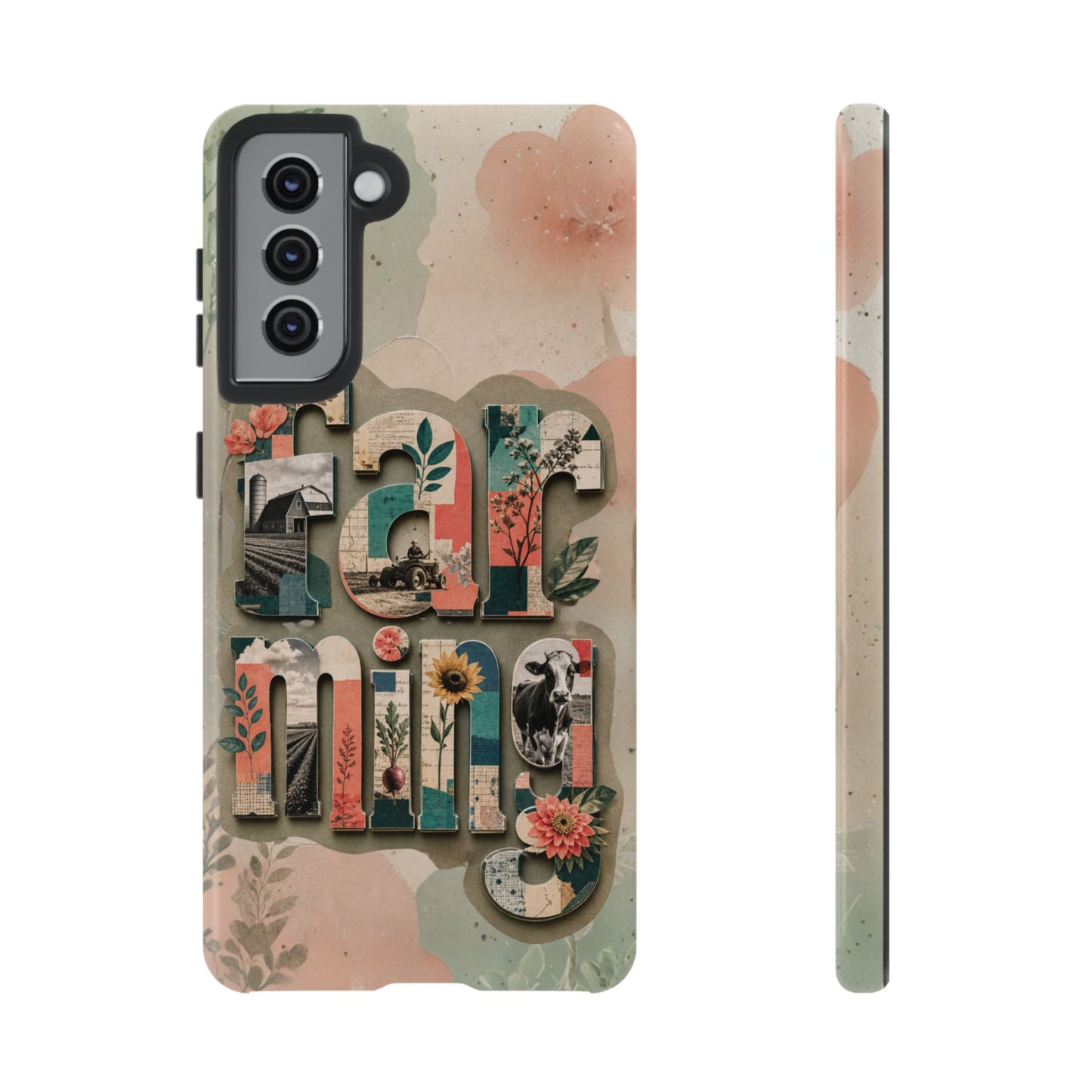 Farming Scrapbook Phone Case