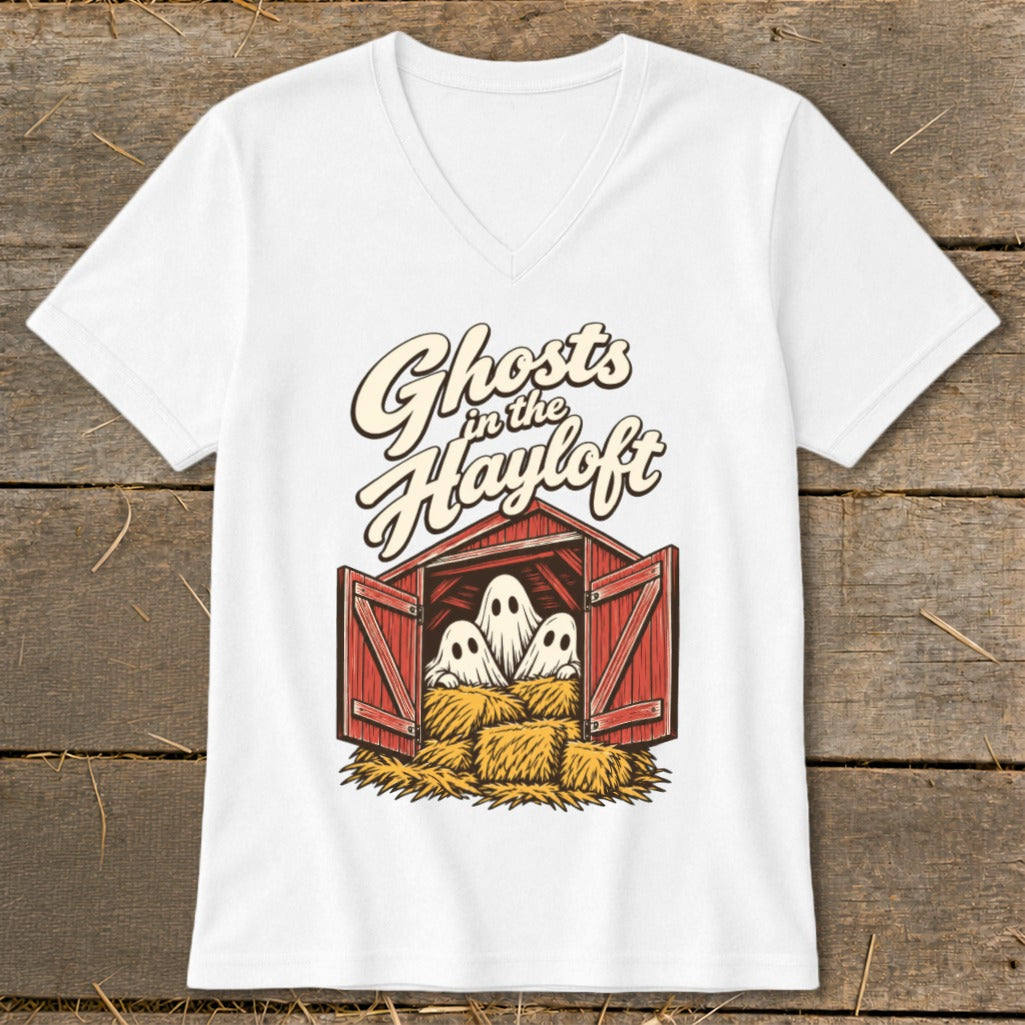 Ghosts in the Hayloft V-neck