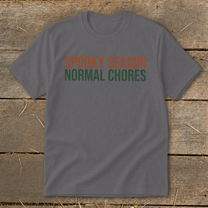Spooky Season Normal Chores Youth Tee