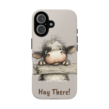 Hay There Cow Phone Case