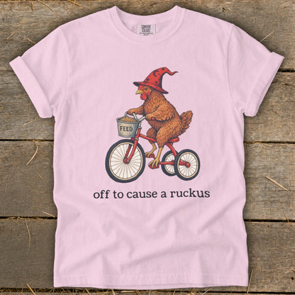 Off To Cause a Ruckus Signature Tee