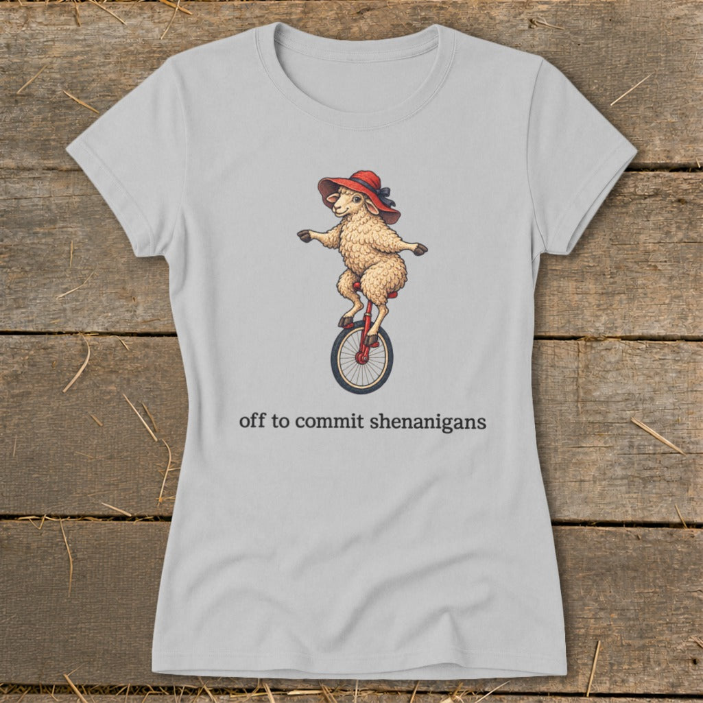 Off To Commit Shenanigans Ladies Tee