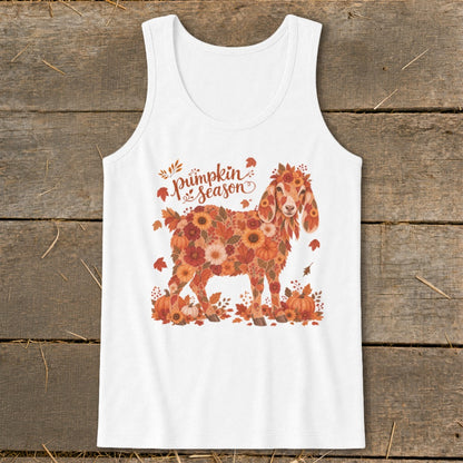 Fall Floral Nubian Goat Tank Top