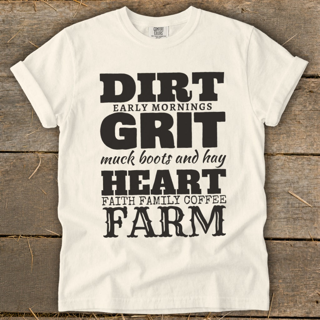 Dirt Grit Heart Farm Signature Tee