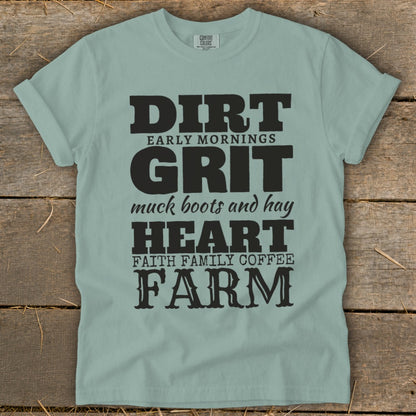 Dirt Grit Heart Farm Signature Tee