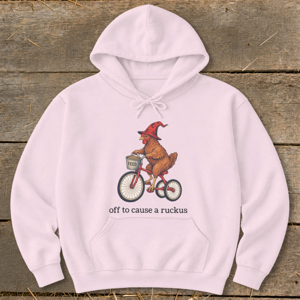 Off To Cause a Ruckus Hoodie