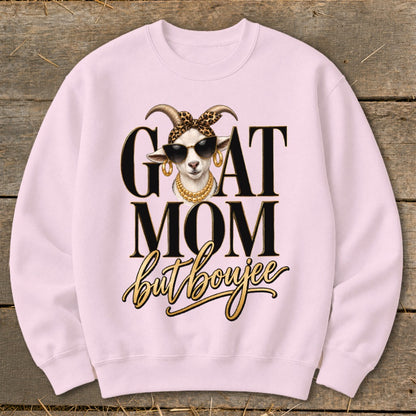 Goat Mom but Boujee Sweatshirt