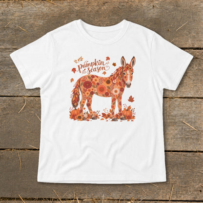 Fall Floral Donkey Infant Tee