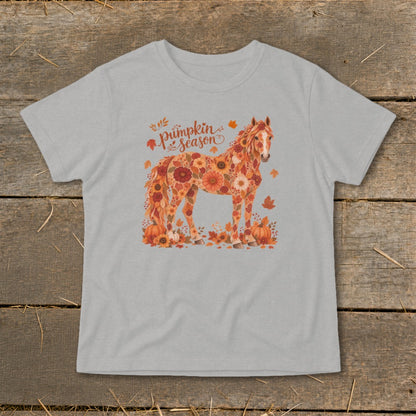 Fall Floral Horse Infant Tee