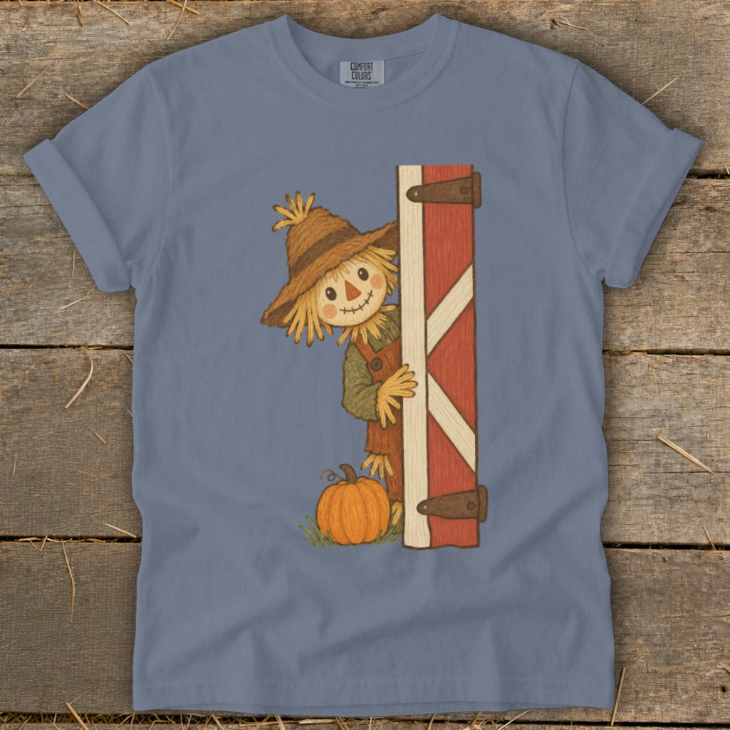 Peeking Scarecrow Signature Tee