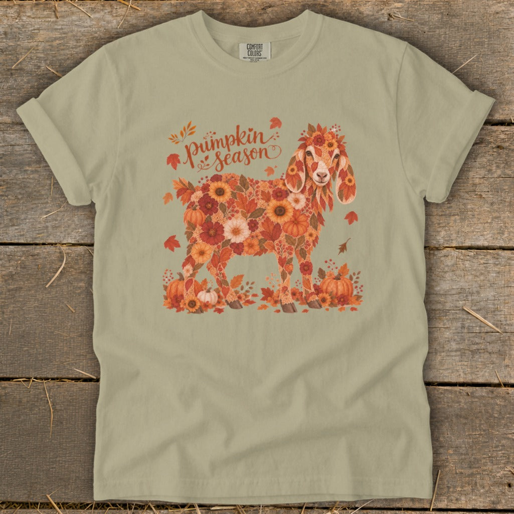 Fall Floral Nubian Goat Signature Tee