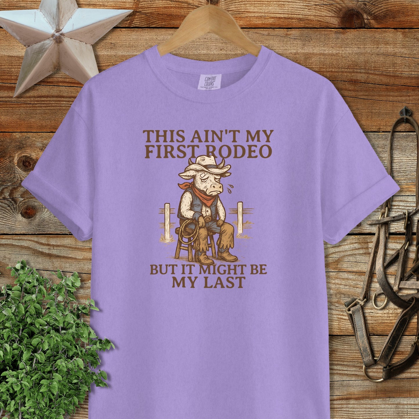This Ain't My First Rodeo Funny Cowboy T-Shirt