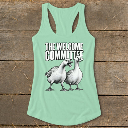 The Welcome Committee Racerback Tank