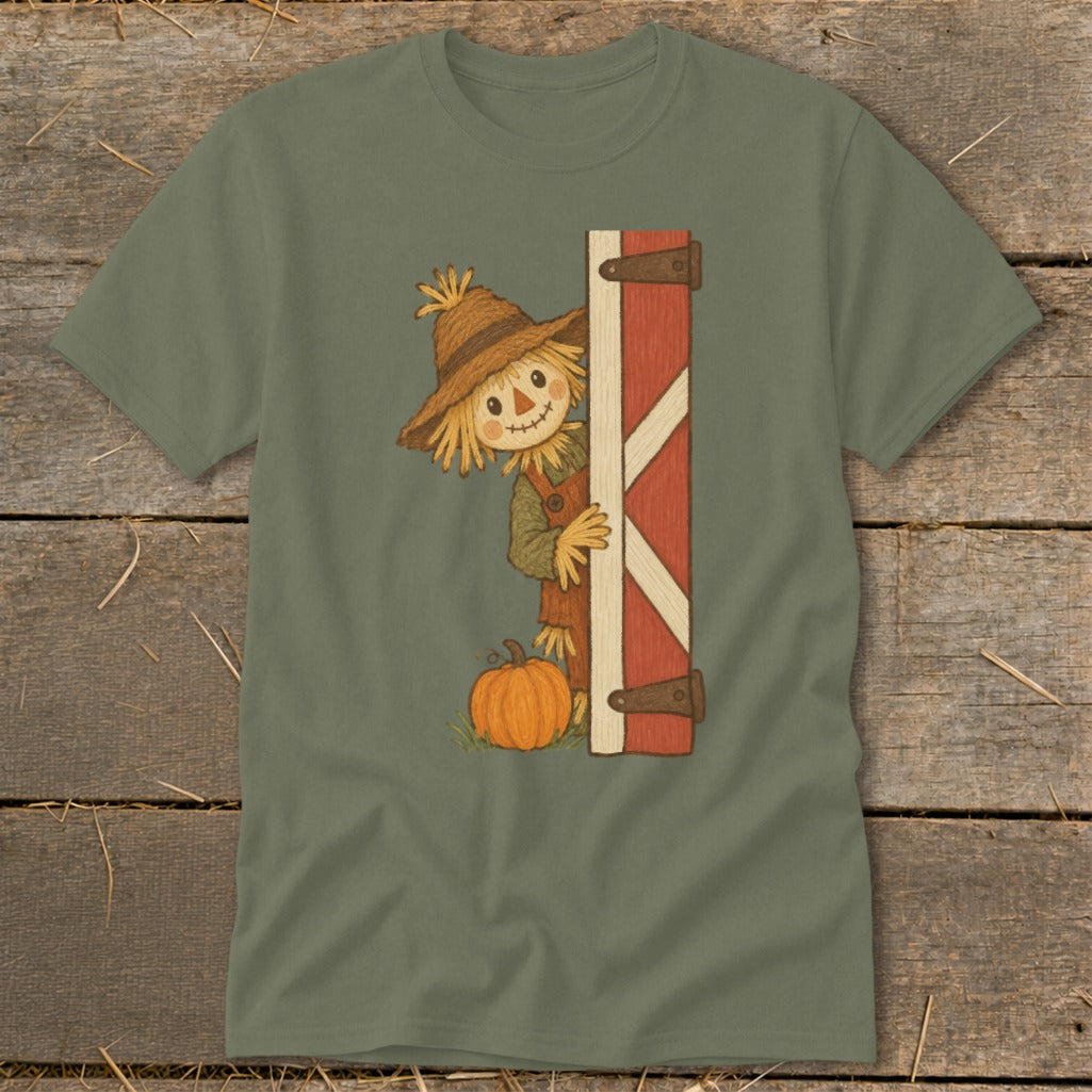 Peeking Scarecrow Classic Tee