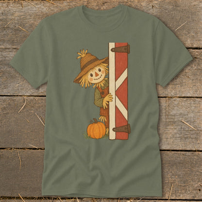 Peeking Scarecrow Classic Tee