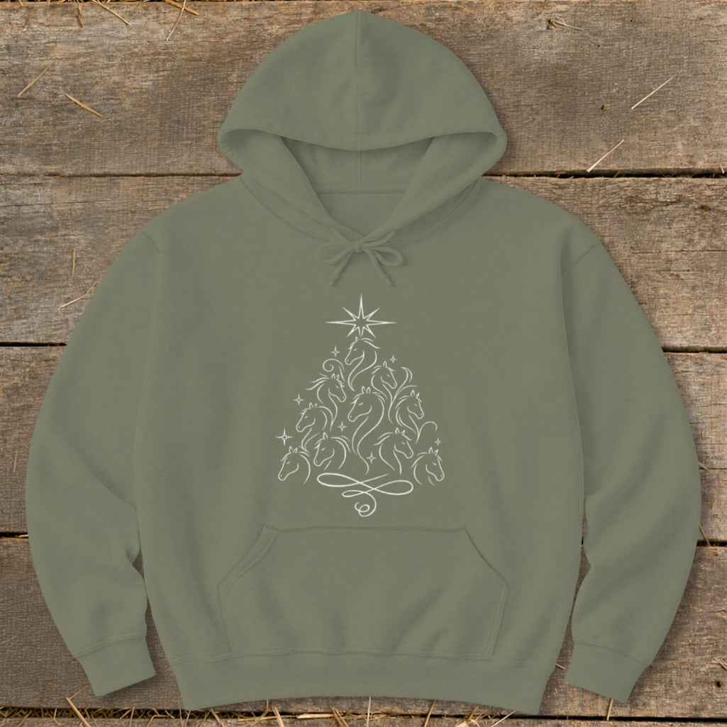 Elegant Horse Tree Hoodie