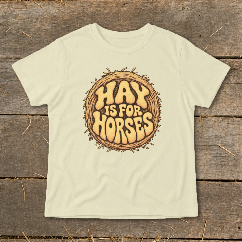 Hay Is For Horses Round Bale Infant Tee
