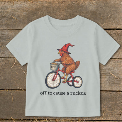 Off To Cause a Ruckus Toddler Tee