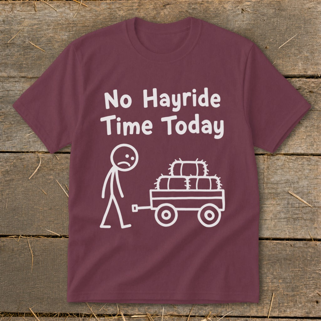 No Hayride Time Today Youth Tee