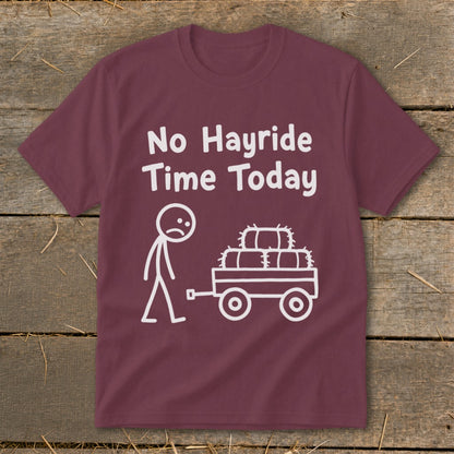 No Hayride Time Today Youth Tee