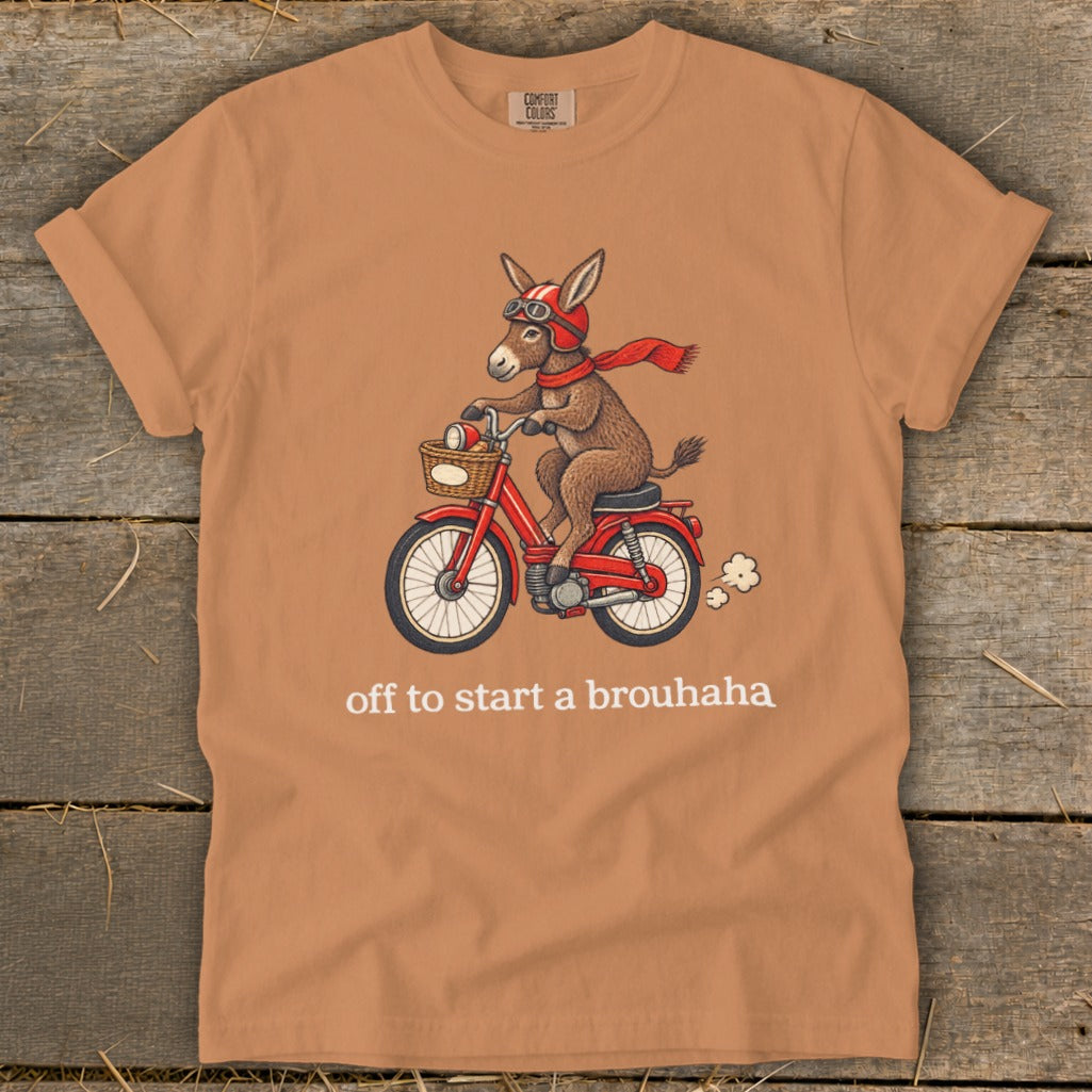 Off To Start a Brouhaha Signature Tee
