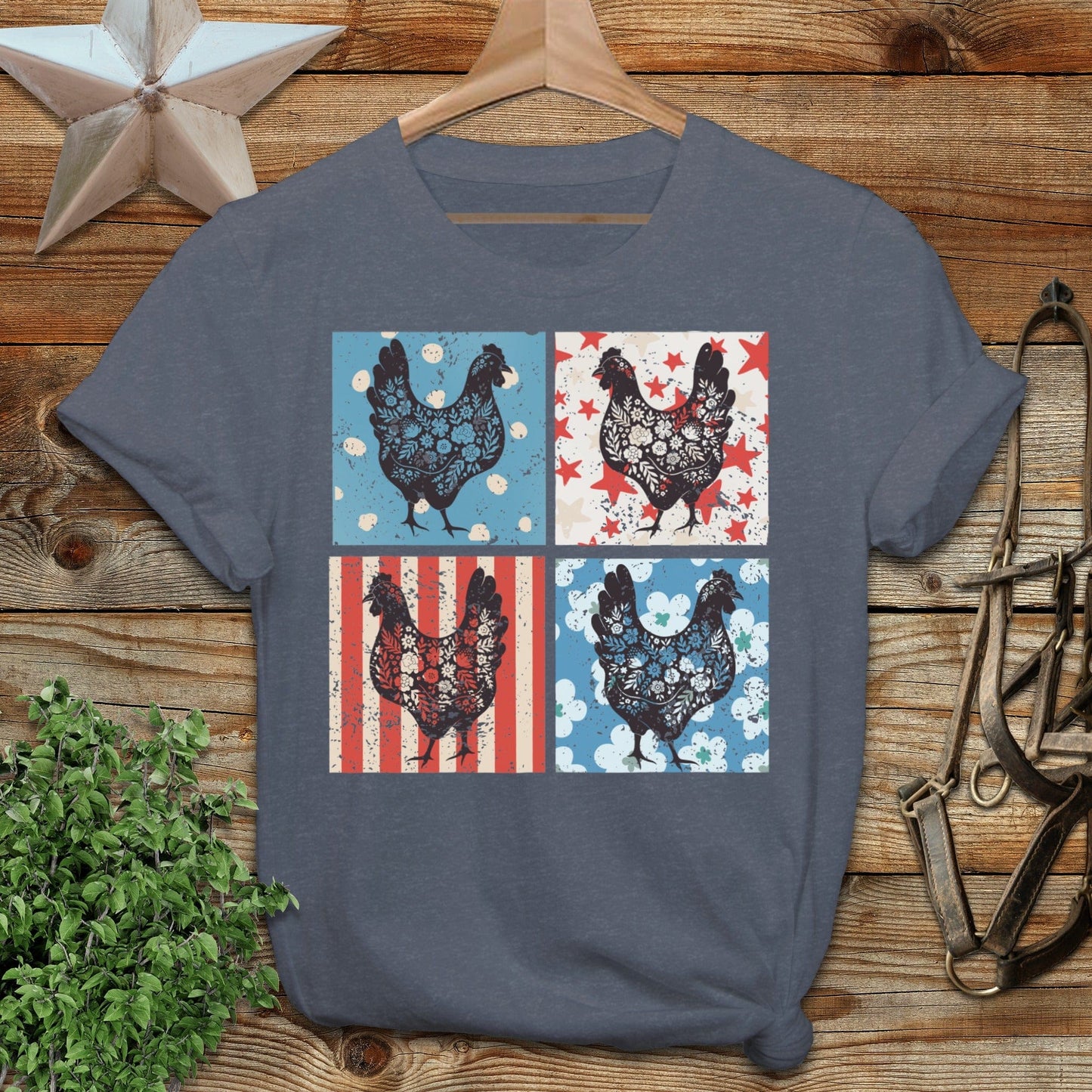4th and Floral Chickens T-Shirt