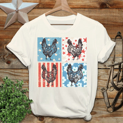 4th and Floral Chickens T-Shirt