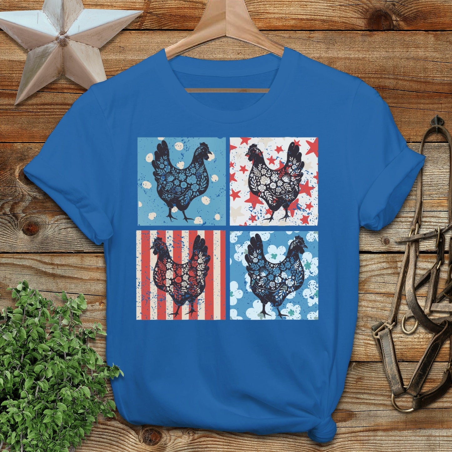 4th and Floral Chickens T-Shirt