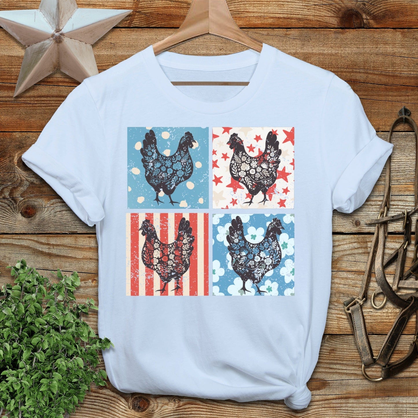 4th and Floral Chickens T-Shirt